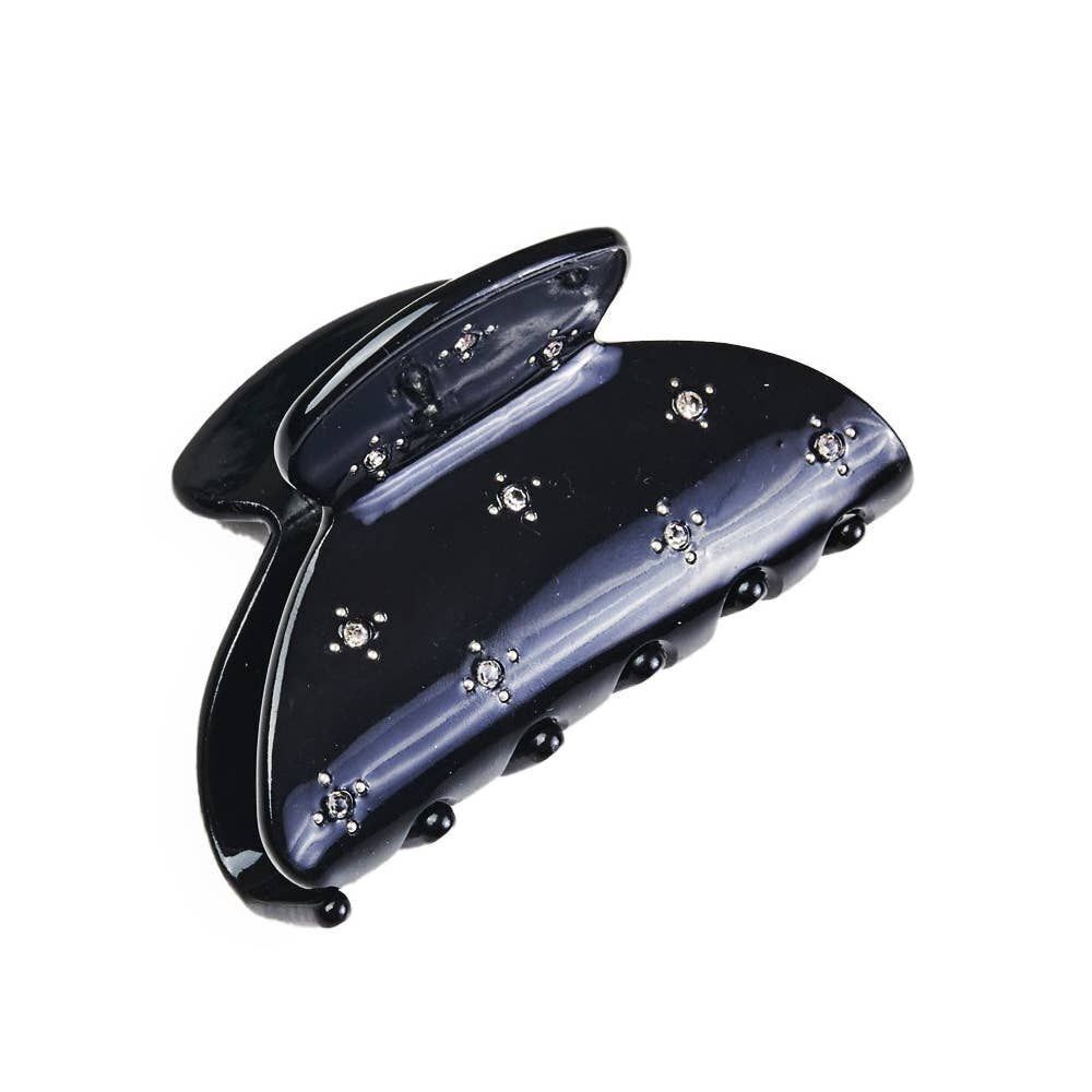 Black Hair Claw Clip N1504 - Picture 2 of 4
